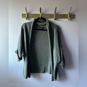 Banana Republic Luxury Cashmere Wool Blend Cardigan Sweater w/Roll Tab Sleeves